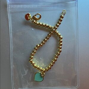 Tiff like gold plated stainless steel Beaded Bracelet